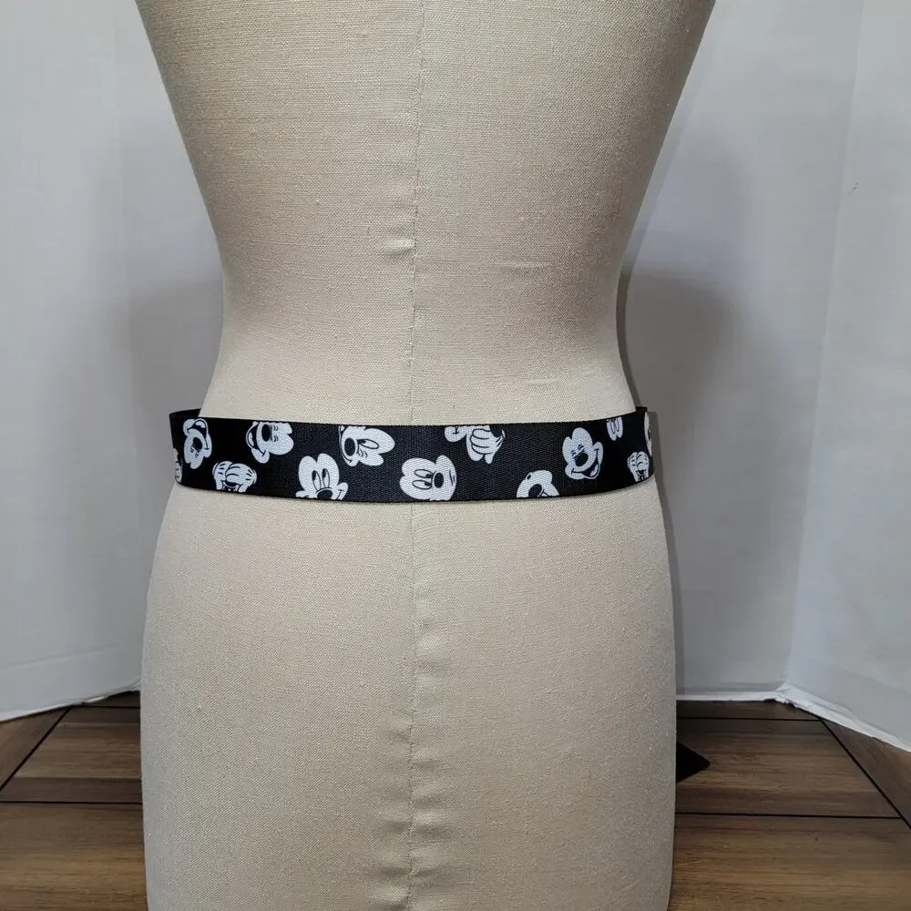 Disney B&W Mickey Mouse Belt 49.5